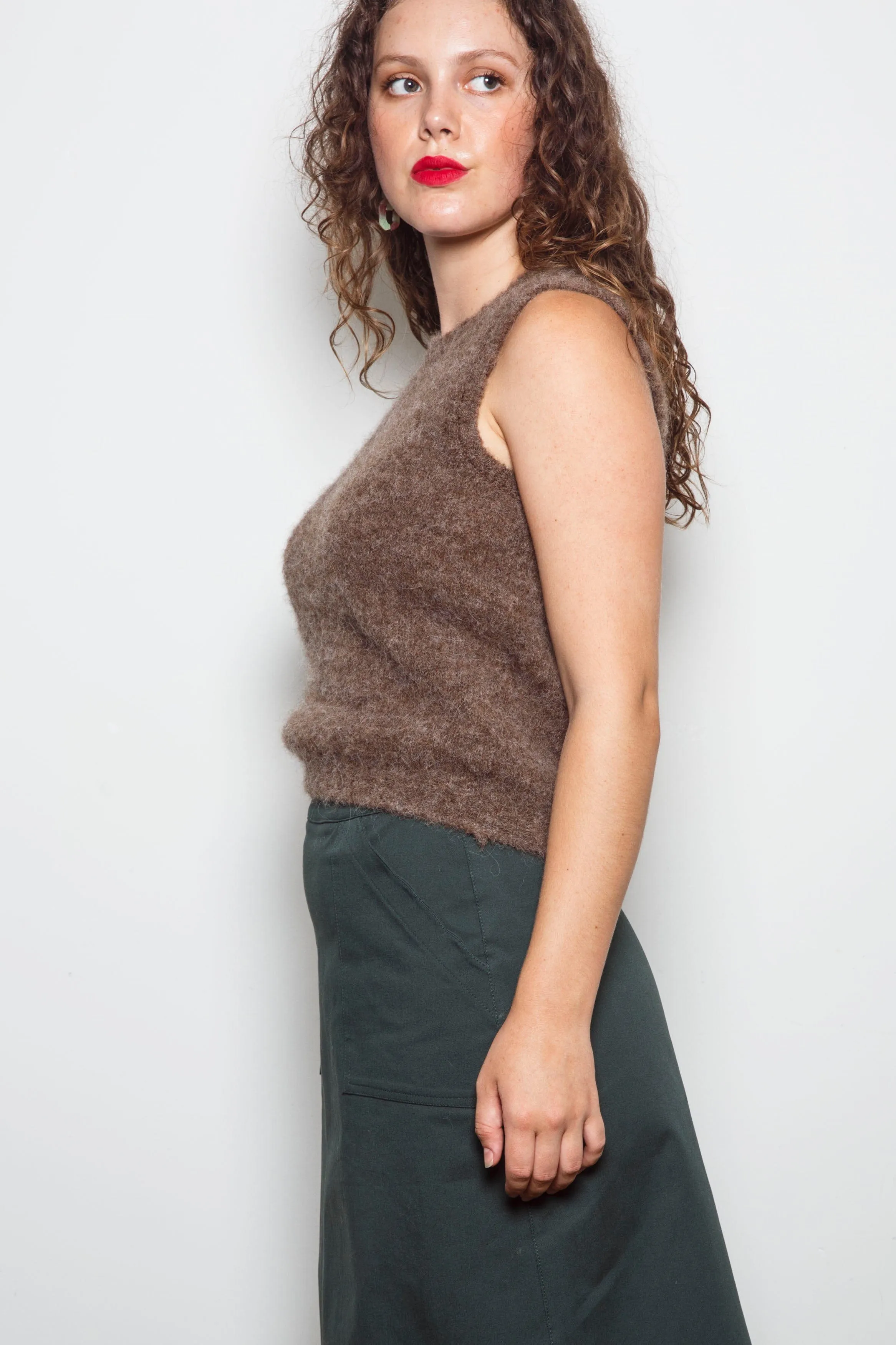 Dalston Valentina Vest Alpaca Fawn