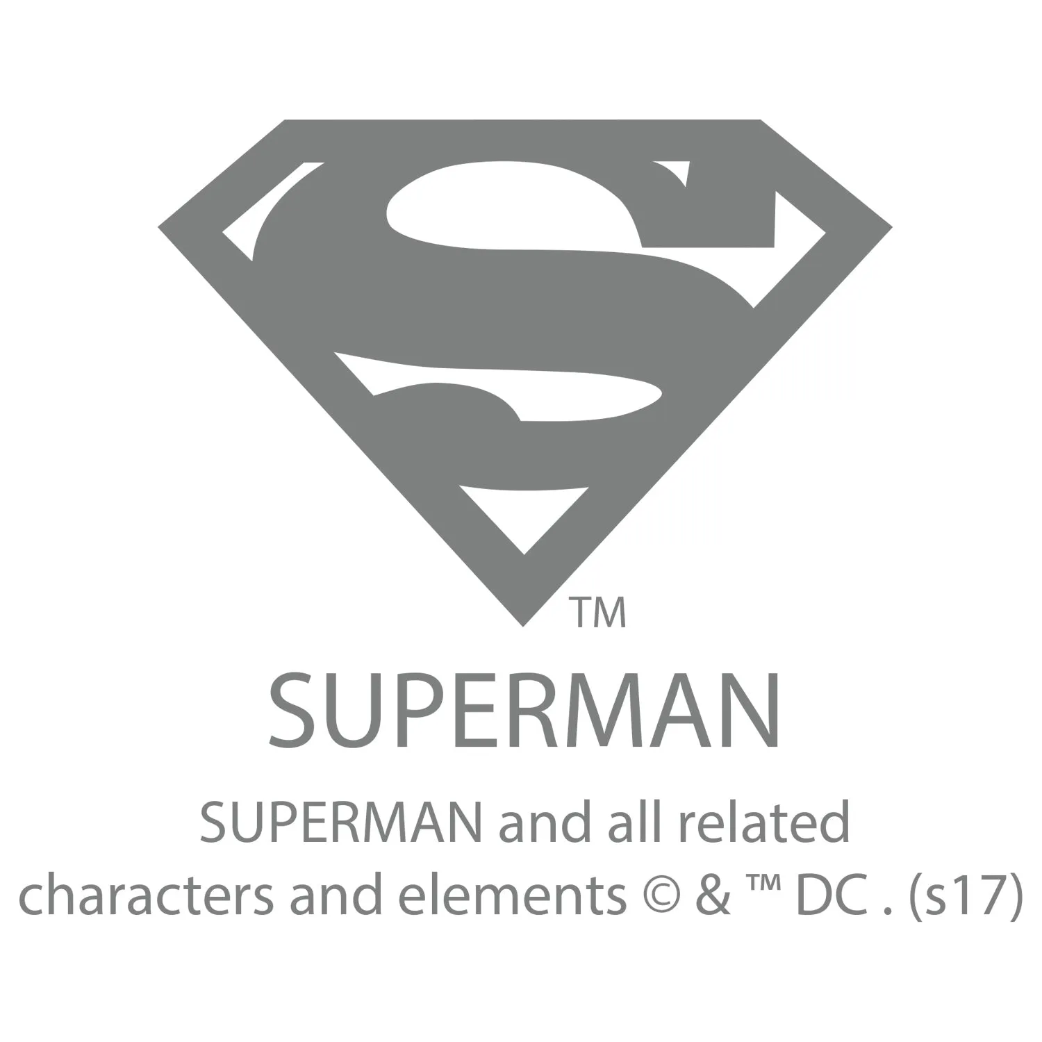 DC Comics Superman Logo Collage Official Men's T-shirt (White)