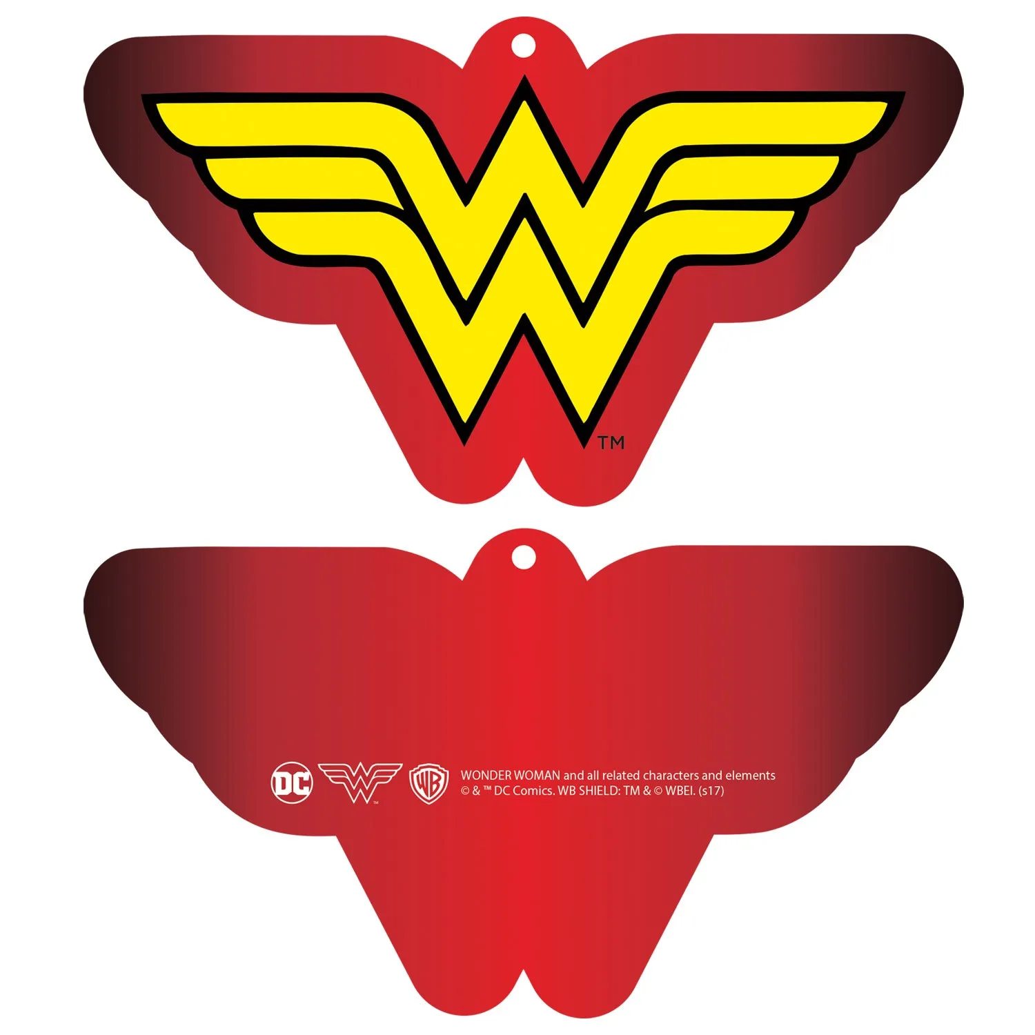 DC Comics Wonder Woman Logo Classic 02 Official Men's T-shirt (Red)