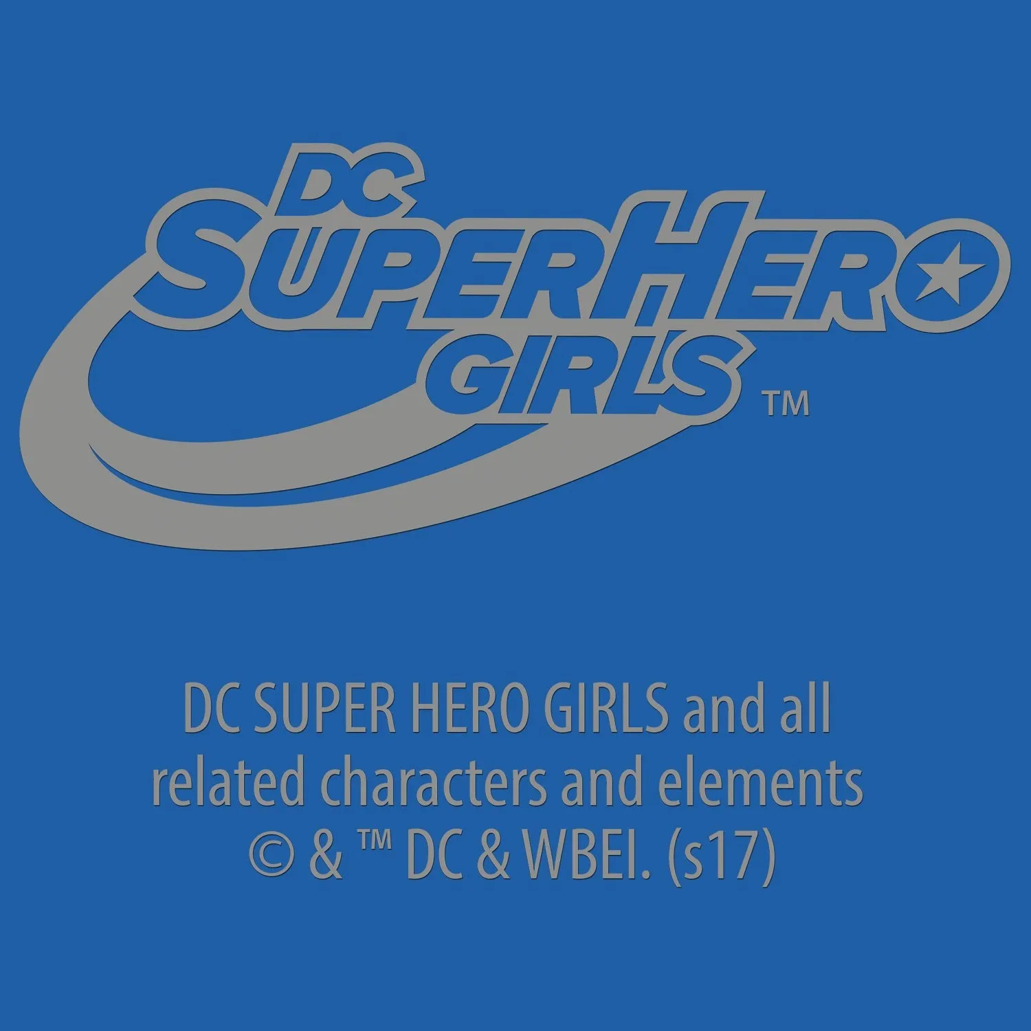DC Super Hero Girls Wonder Woman Pop Shero Official Kid's T-Shirt (Royal Blue)