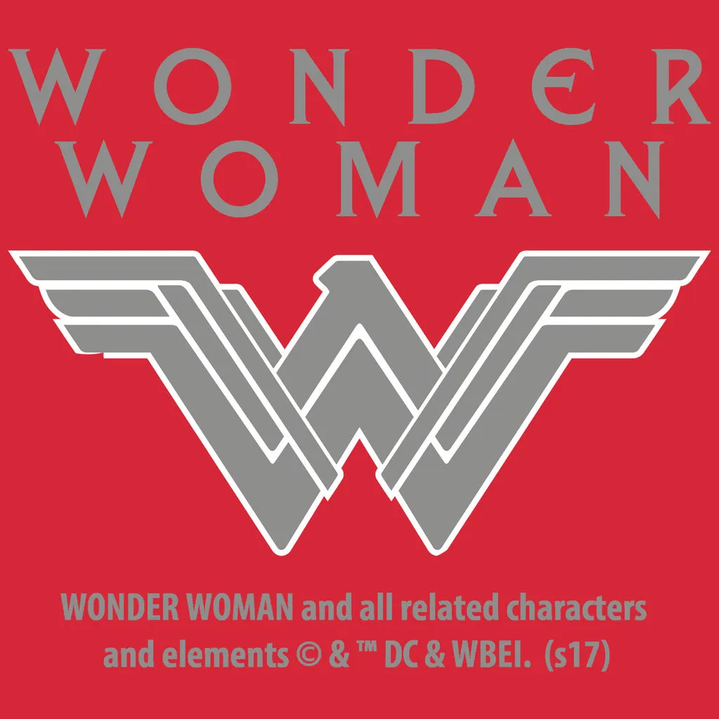 DC Wonder Woman Triangle Fierce Official Women's T-shirt (Red)
