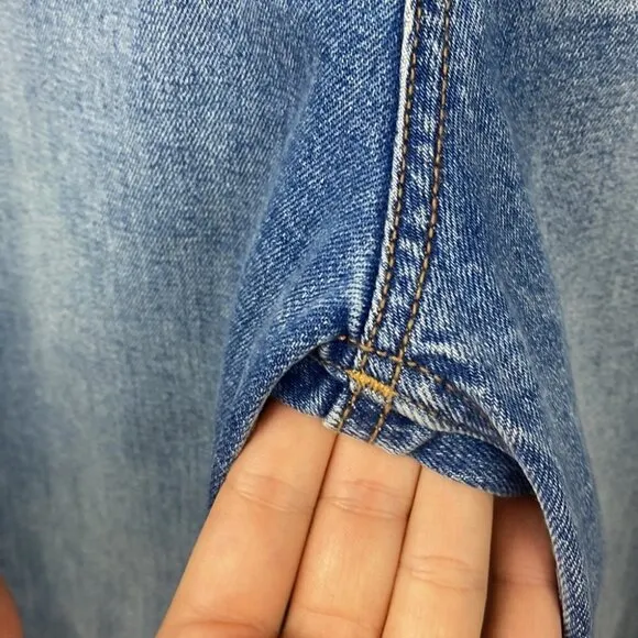 DEAR JOHN Flared Wide Leg Wyat Landmark Double Waistband Jeans - Size 27