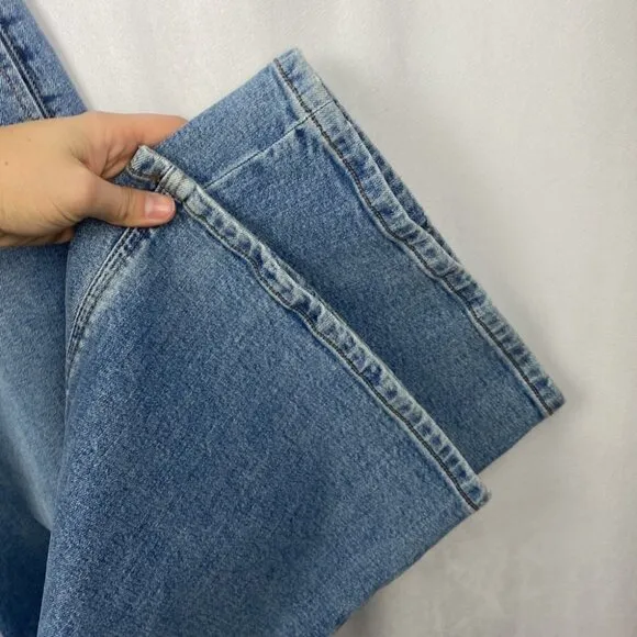 DEAR JOHN Flared Wide Leg Wyat Landmark Double Waistband Jeans - Size 27