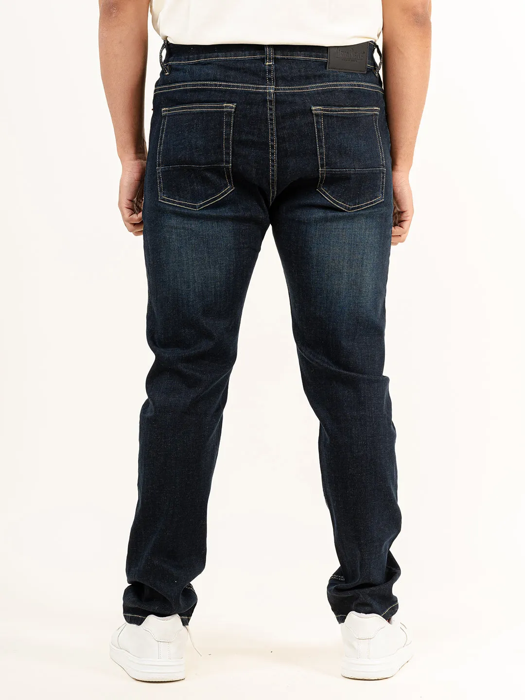 Deep Indigo Plain Slim Fit Denim jeans