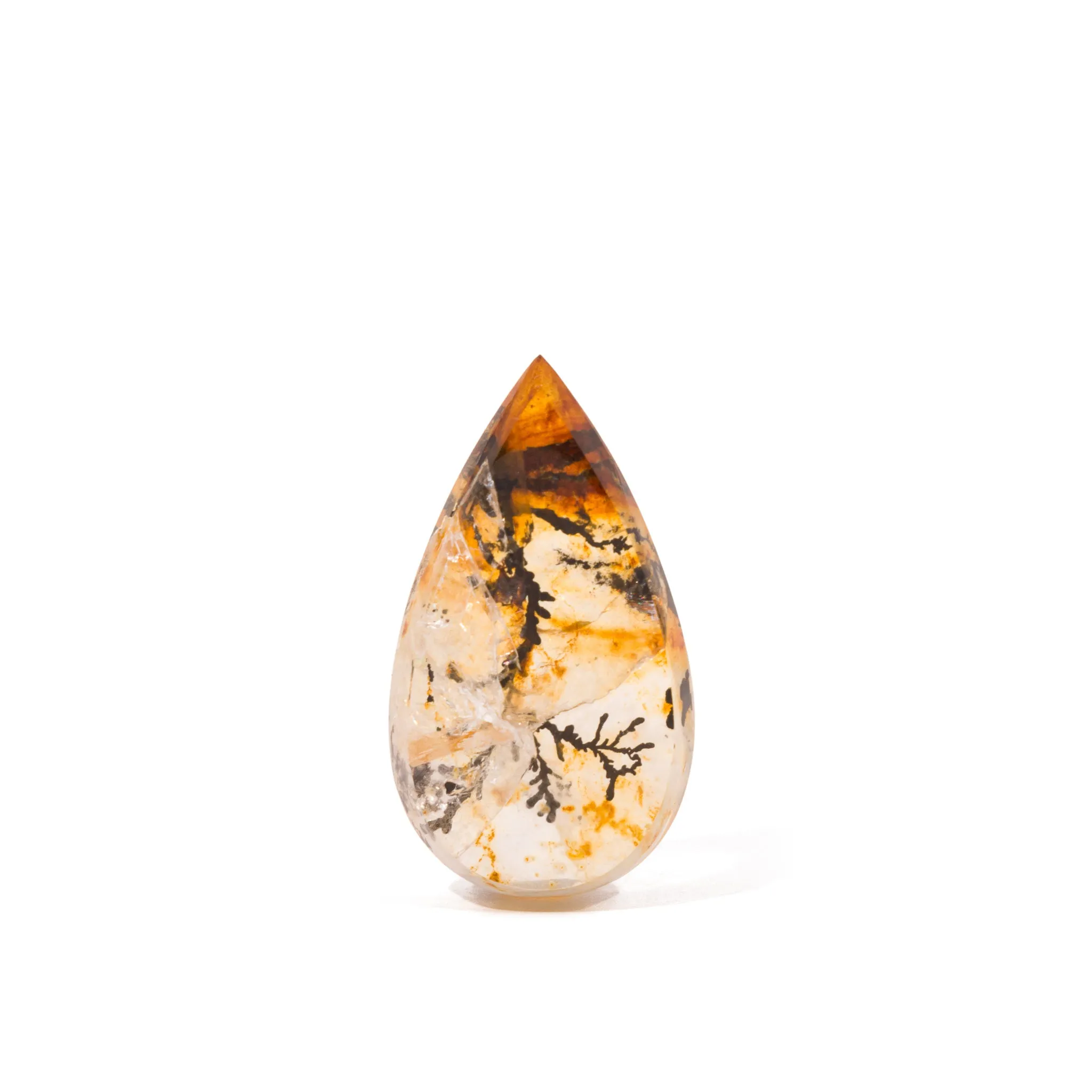 Dendritic Quartz 50.32 Carat Polished Crystal Cabochon