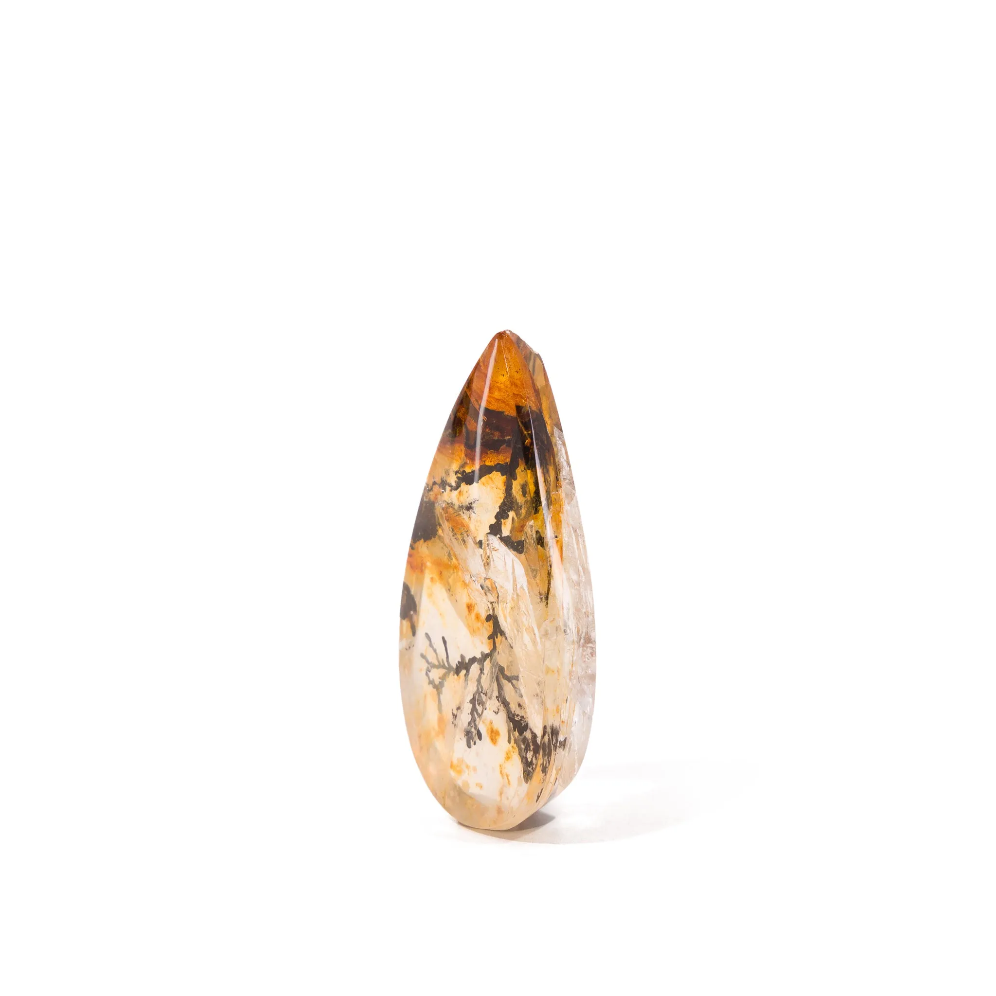 Dendritic Quartz 50.32 Carat Polished Crystal Cabochon