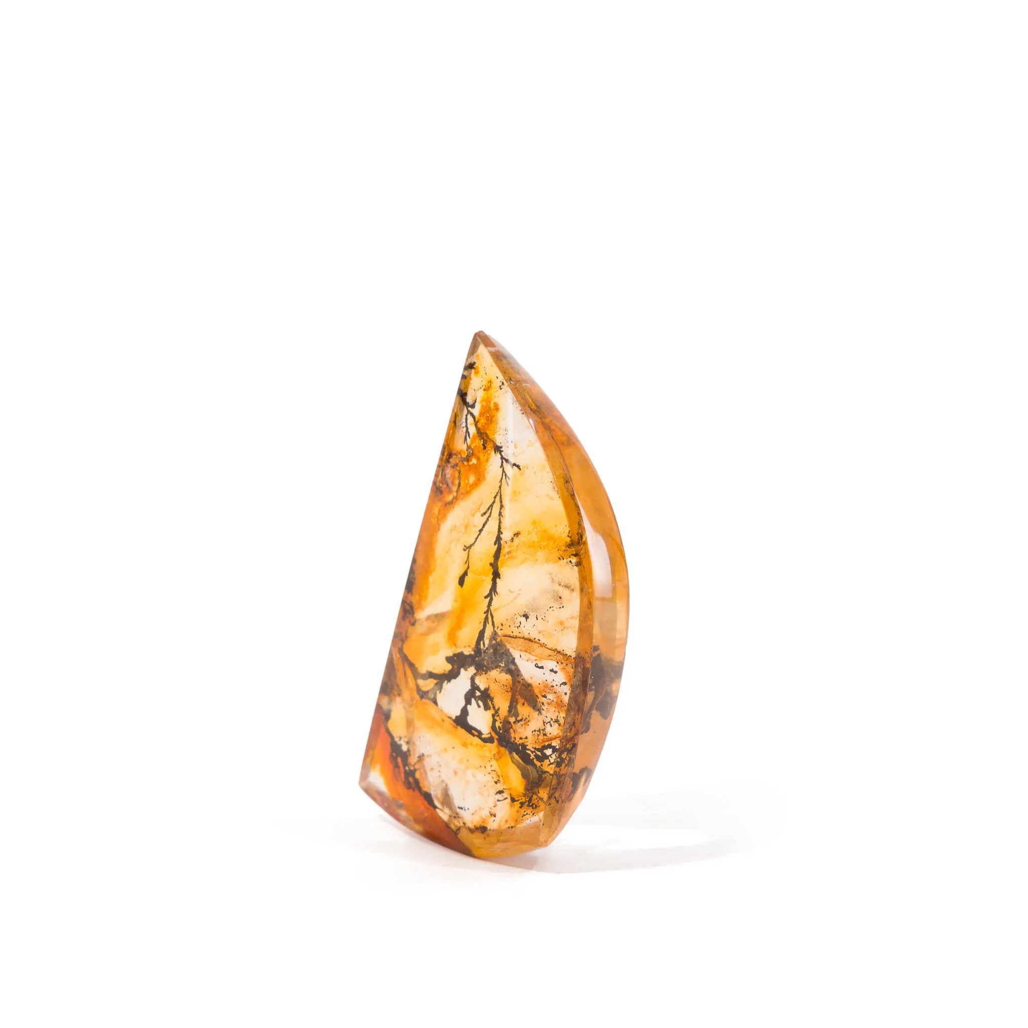 Dendritic Quartz 56.78 Carat Polished Crystal Cabochon