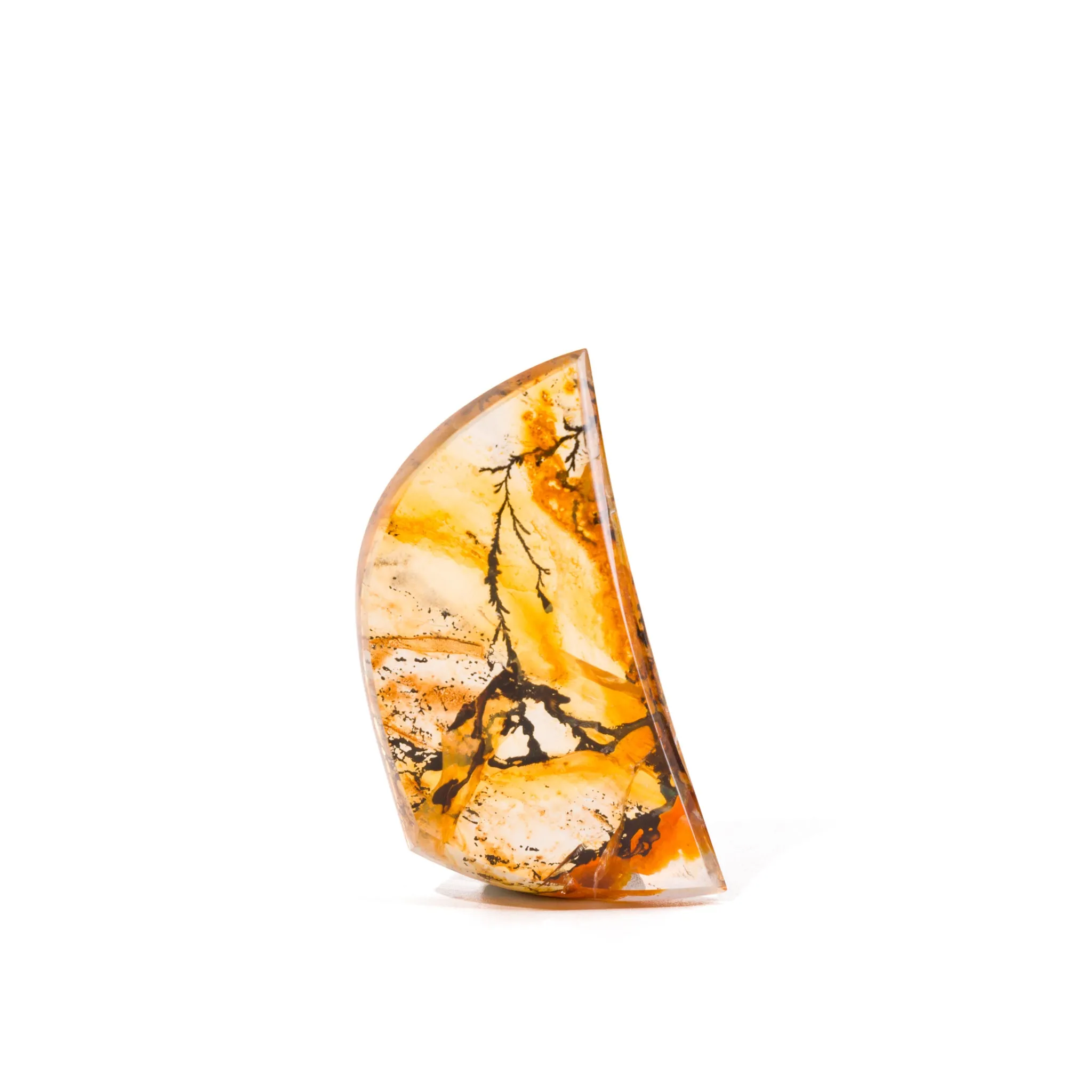 Dendritic Quartz 56.78 Carat Polished Crystal Cabochon