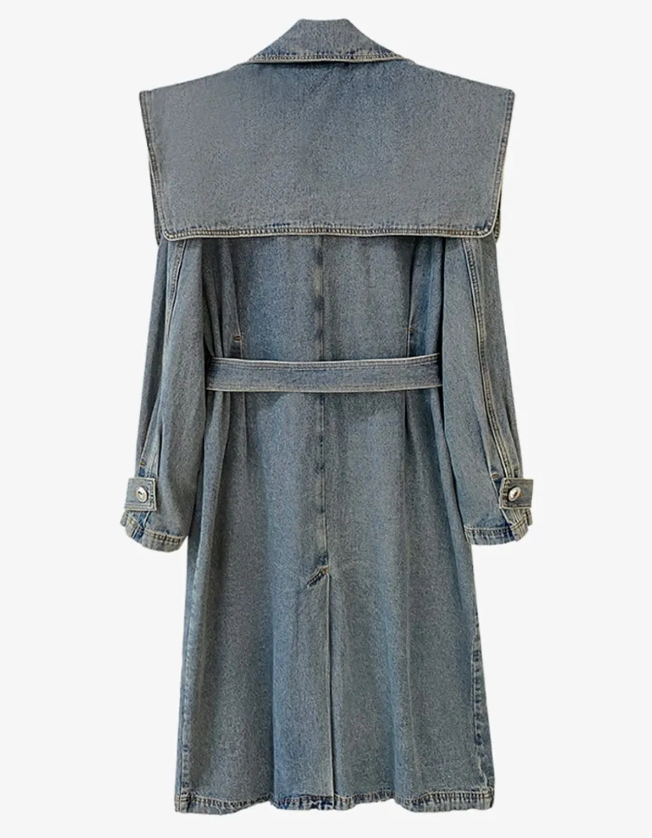 Denim Trench Coat