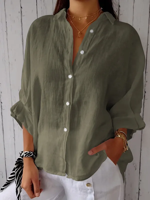 Denisse® | Relaxed Fit Cotton-Linen Summer Shirt