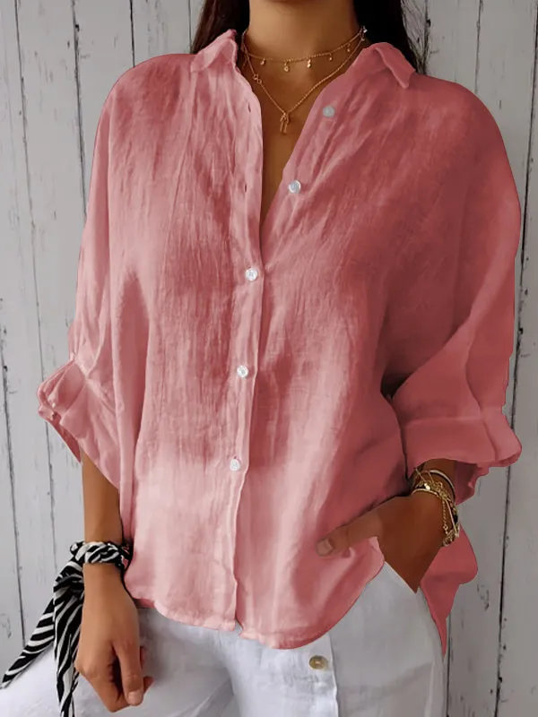 Denisse® | Relaxed Fit Cotton-Linen Summer Shirt