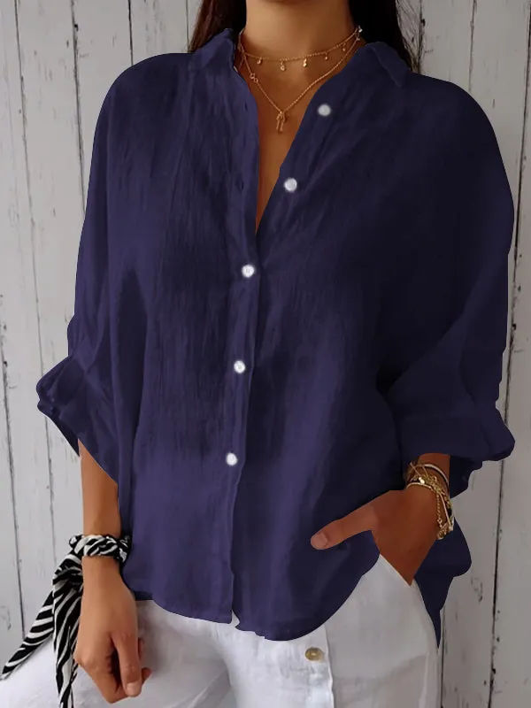 Denisse® | Relaxed Fit Cotton-Linen Summer Shirt