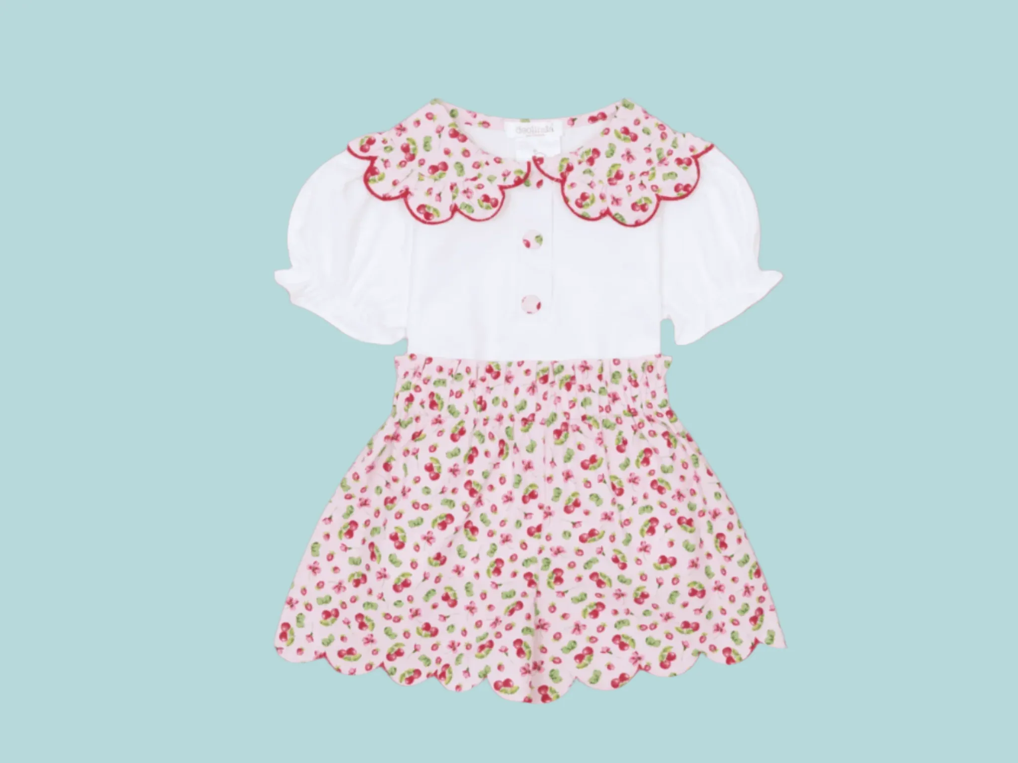 Deolinda cherry shirts set 0125104