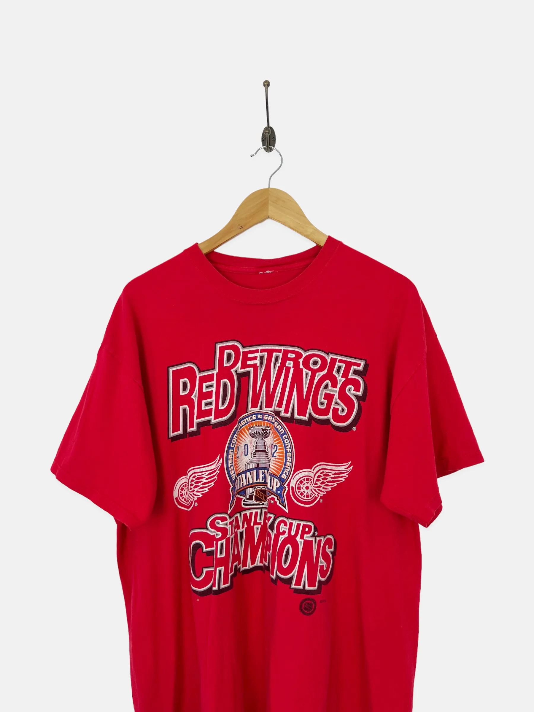 Detroit Red Wings NHL Stanley Cup Vintage T-Shirt Size L