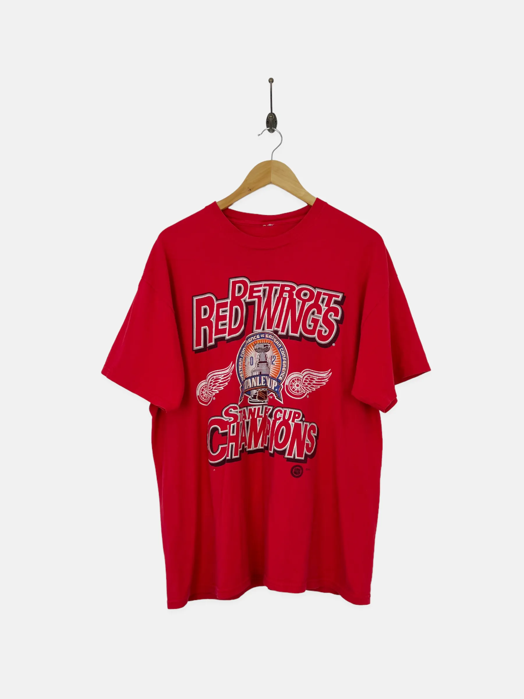 Detroit Red Wings NHL Stanley Cup Vintage T-Shirt Size L