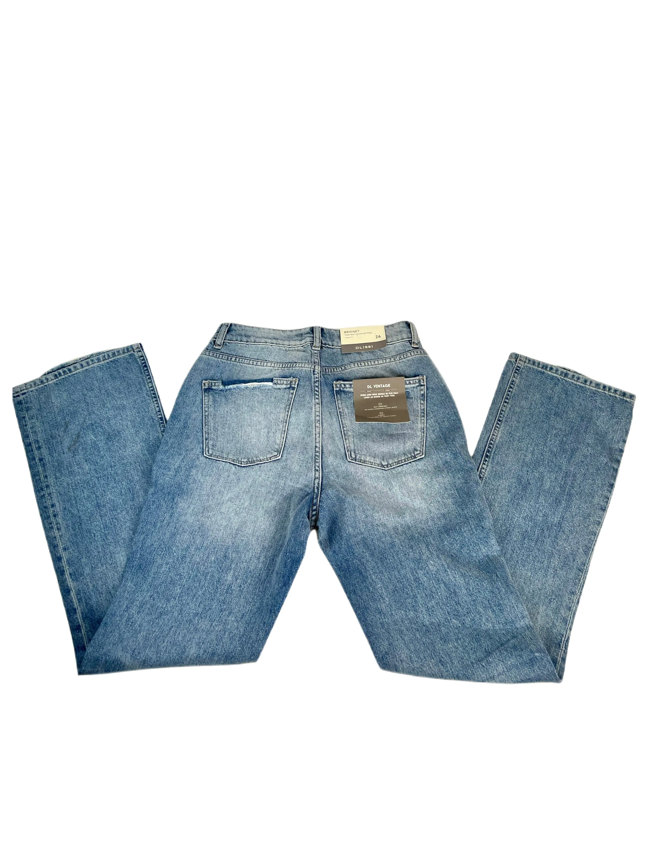 DL1961 Women's Aurora Bridget High Rise Instasculpt Boot Jeans Size 26 NWT