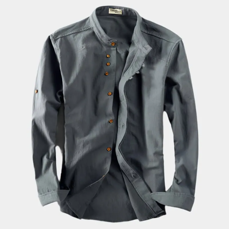 Domoir | Textured Cotton Shirt