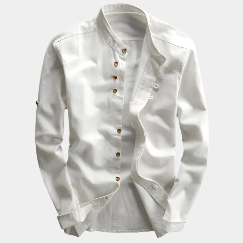 Domoir | Textured Cotton Shirt