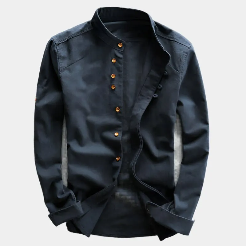 Domoir | Textured Cotton Shirt