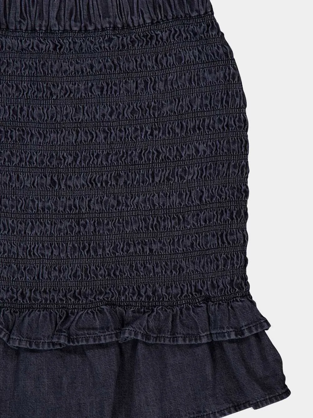 Dorela Cotton Denim Miniskirt