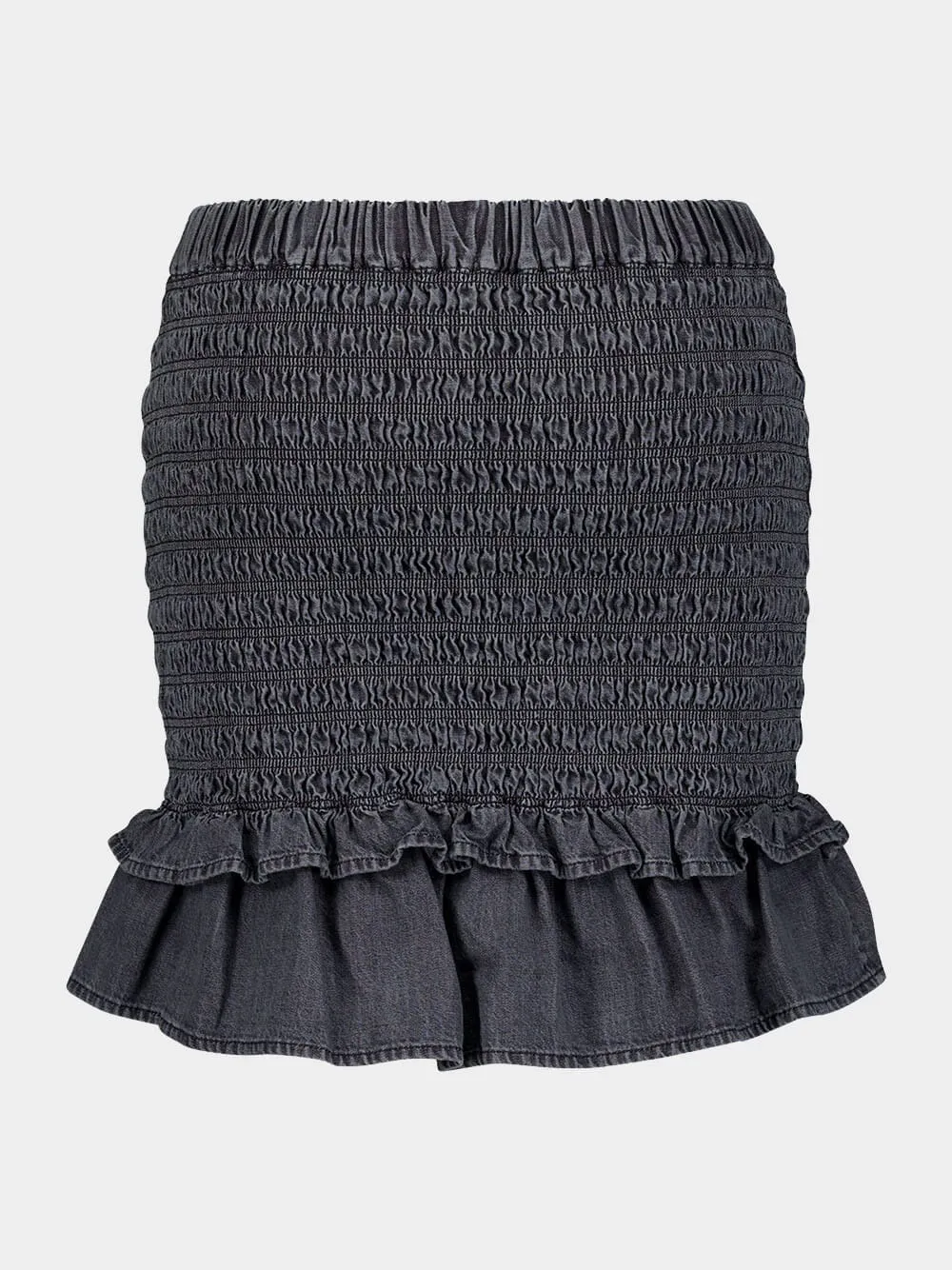 Dorela Cotton Denim Miniskirt