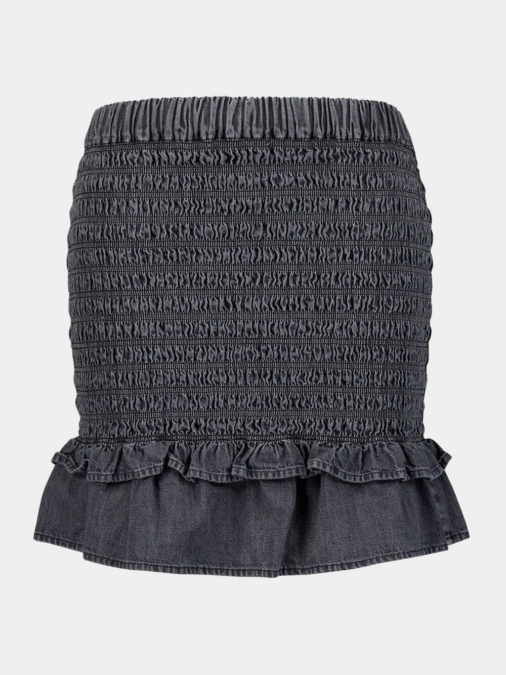 Dorela Cotton Denim Miniskirt