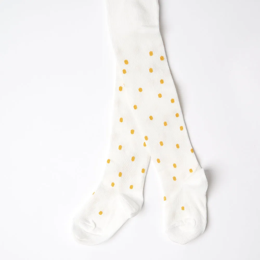 Dotty Tights - Yellow Spot