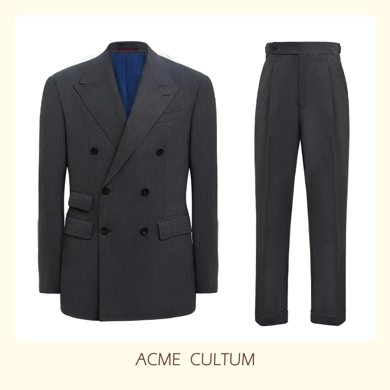 Double-Breasted Wool Suit