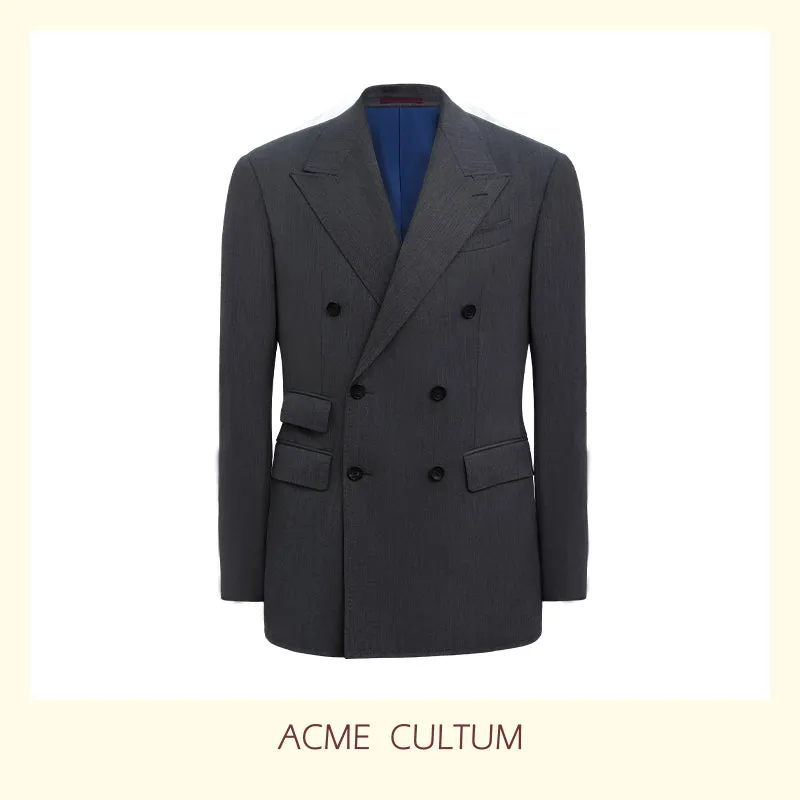 Double-Breasted Wool Suit