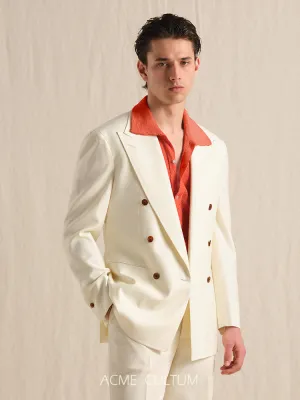 Double-Breasted Wool Suit