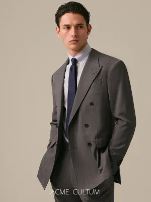 Double-Breasted Wool Suit