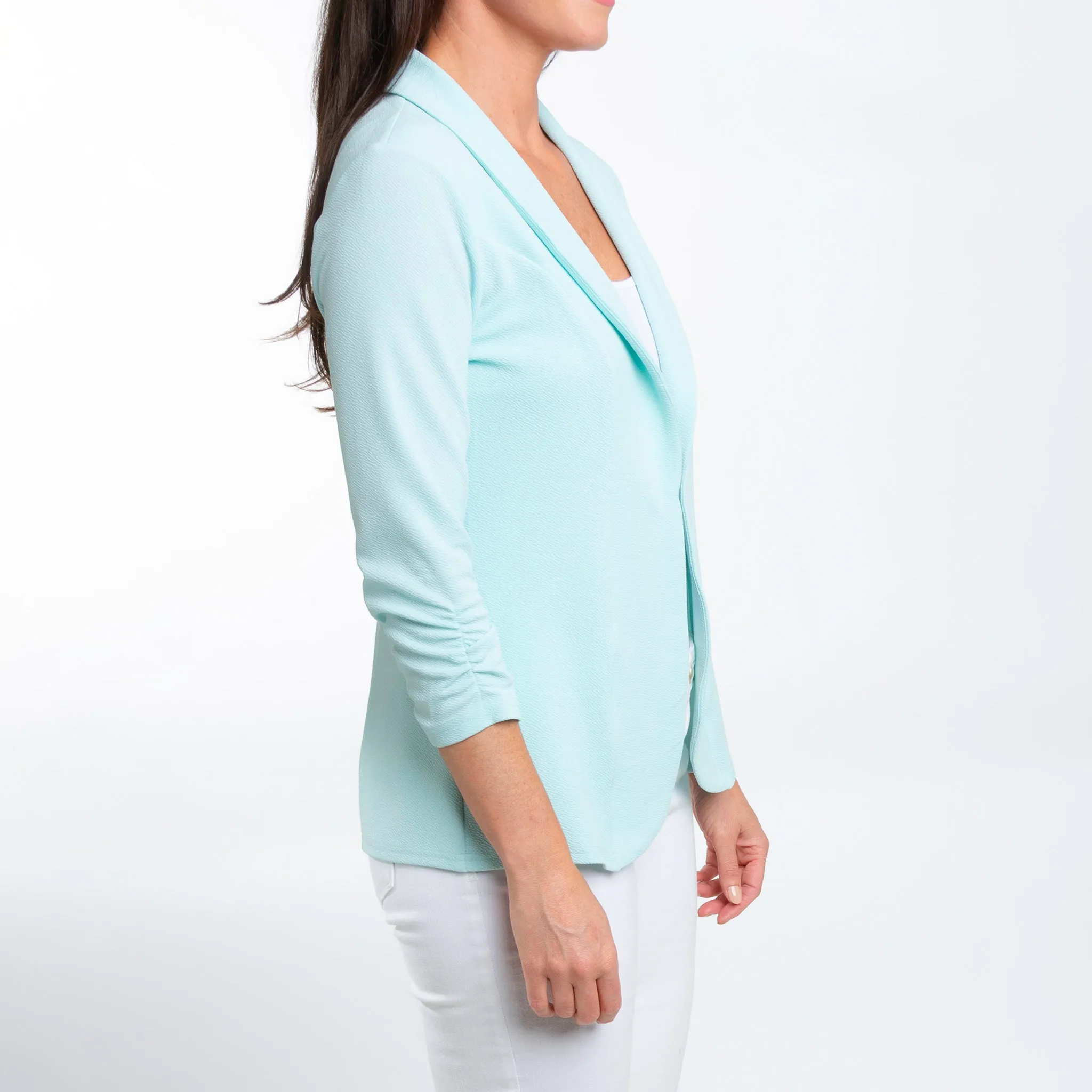 Dove Stretch Crepe Blazer