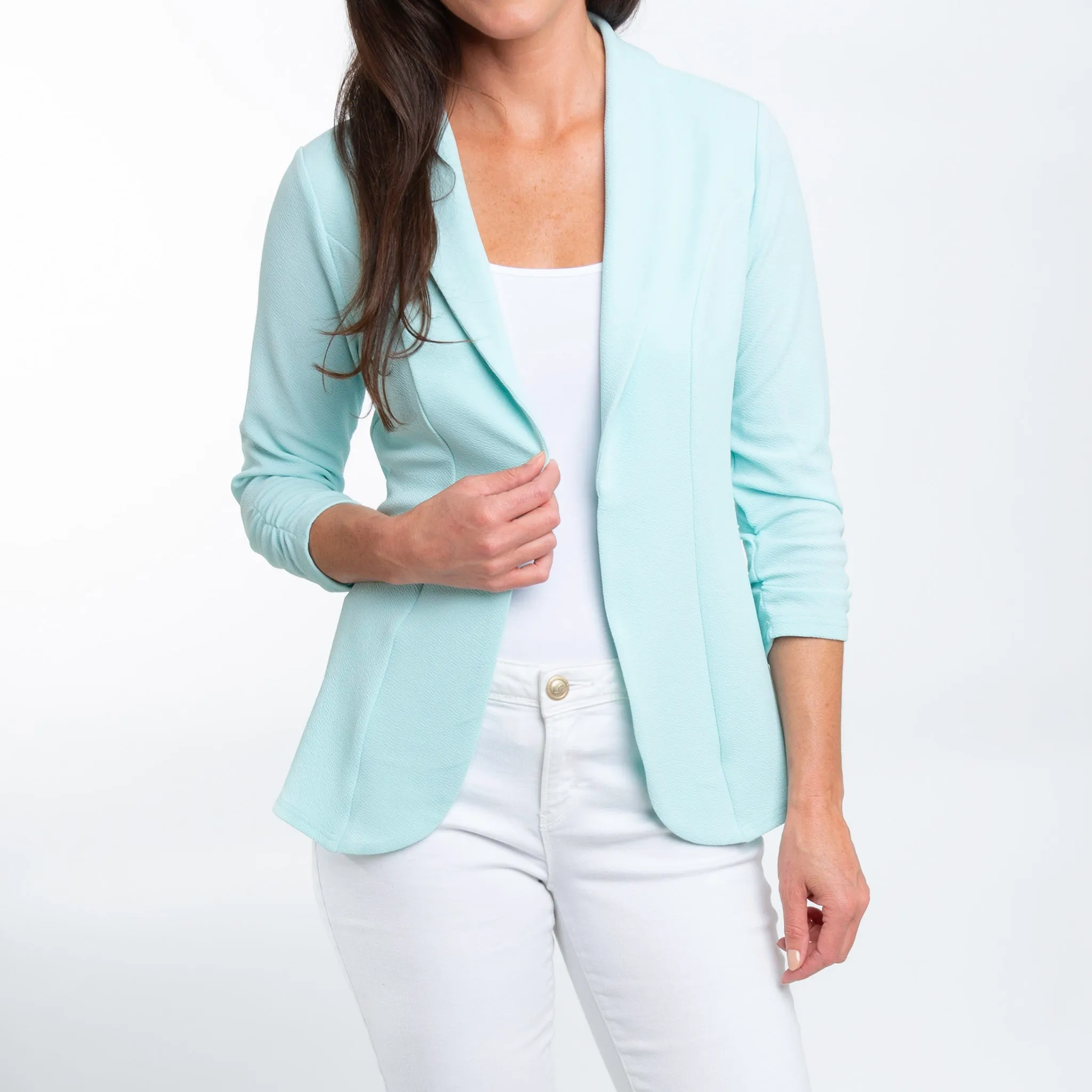 Dove Stretch Crepe Blazer