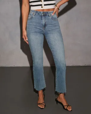 Easy Lane Cropped Flare Jeans