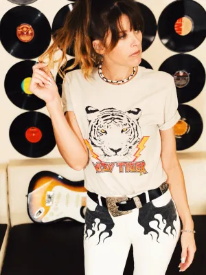 Easy Tiger Tee - Heather Dust