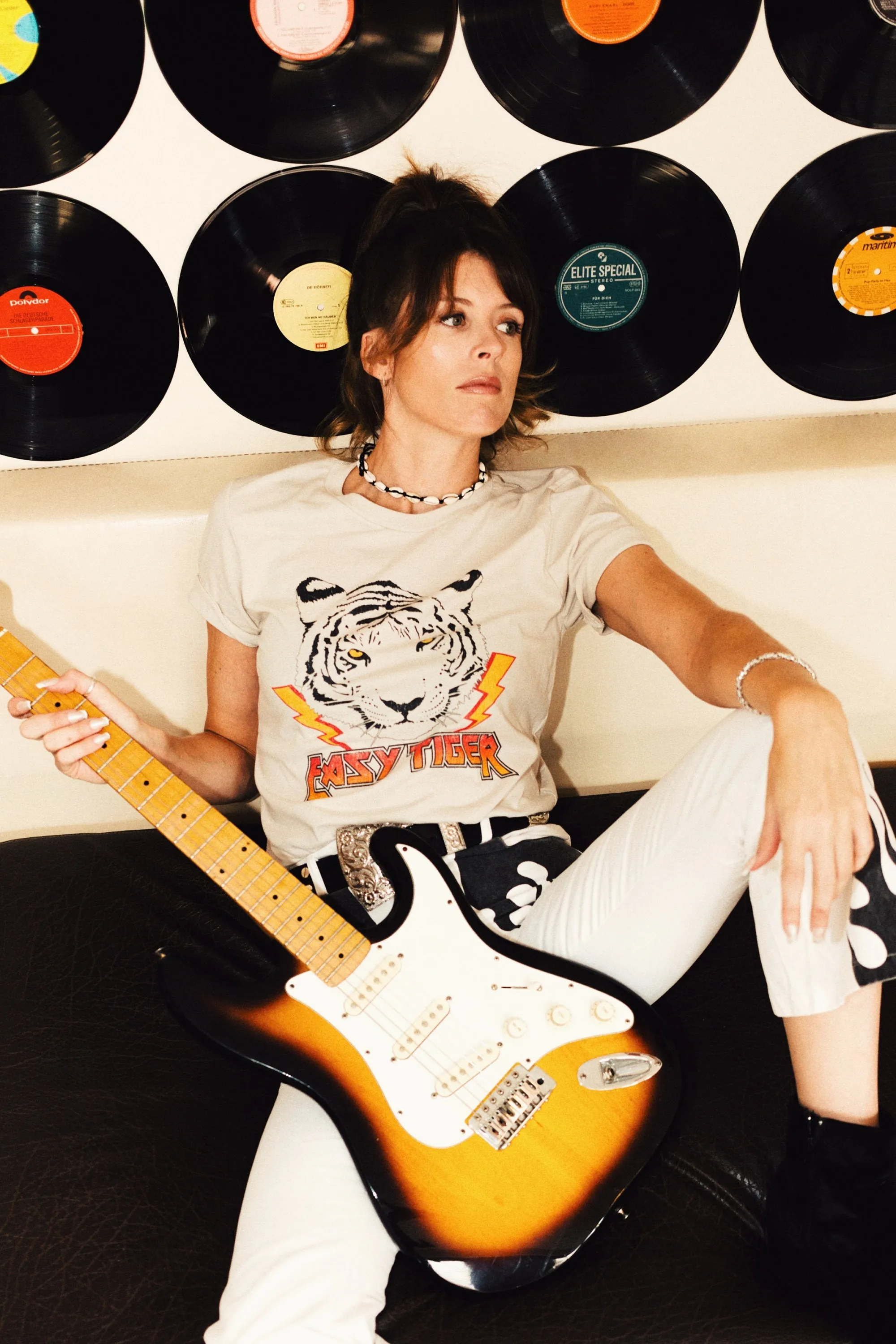 Easy Tiger Tee - Heather Dust