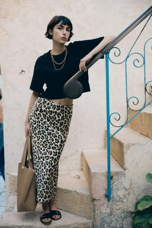 EDEN SKIRT LEOPARD
