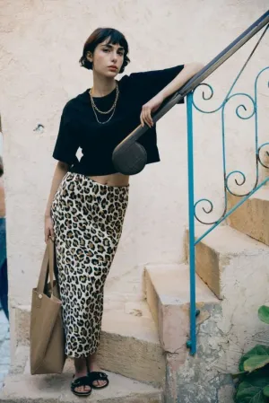 EDEN SKIRT LEOPARD