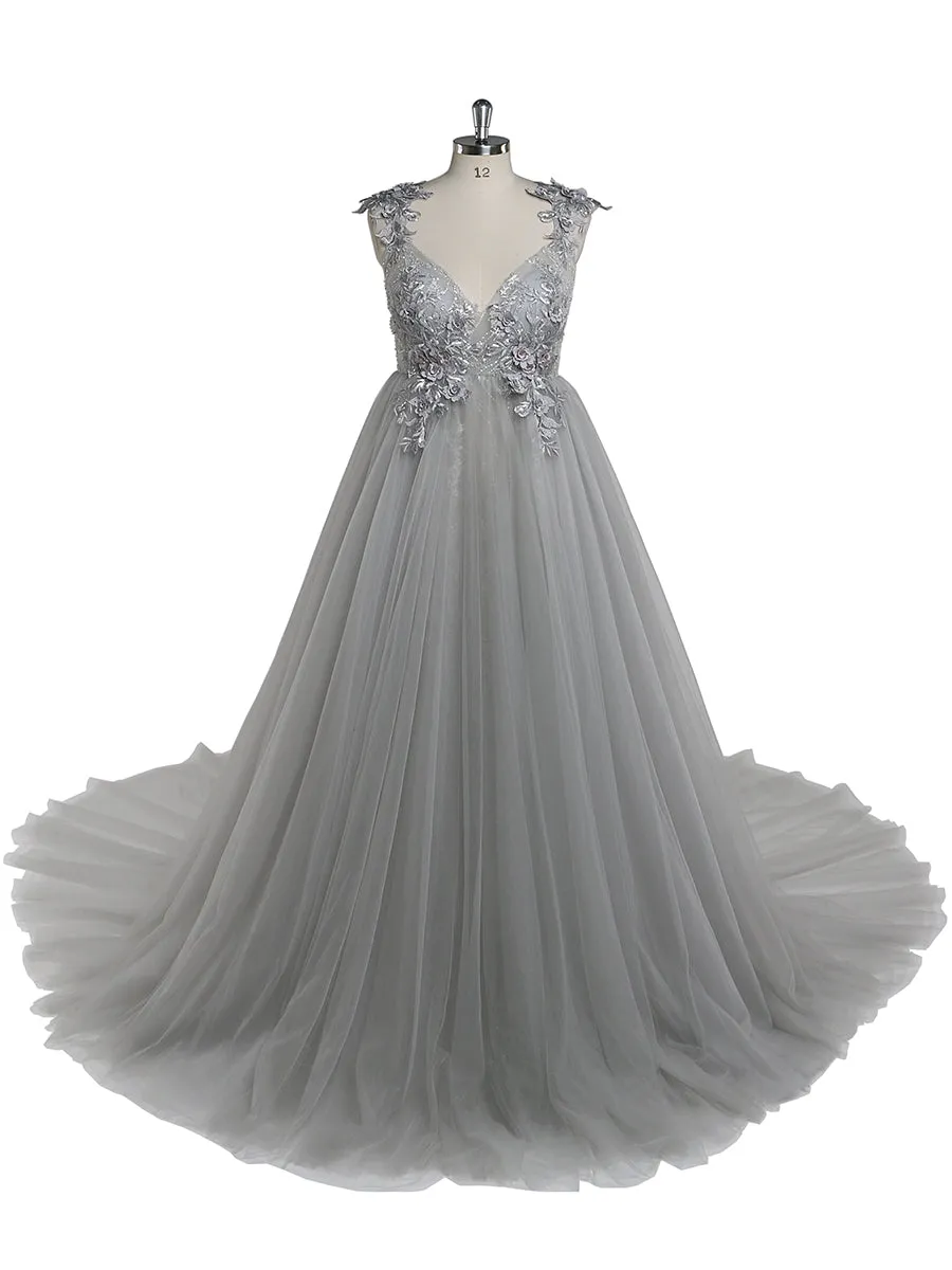 Elegant Lace FlowerBeading Evening Gown Maternity Dress for Photoshoot Lace Up Back Pregnancy Photography Robe Baby Shower Dress