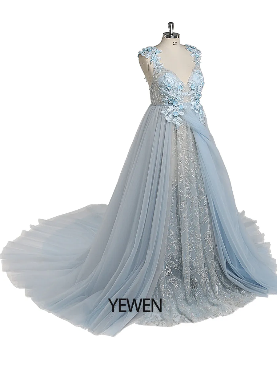 Elegant Lace FlowerBeading Evening Gown Maternity Dress for Photoshoot Lace Up Back Pregnancy Photography Robe Baby Shower Dress