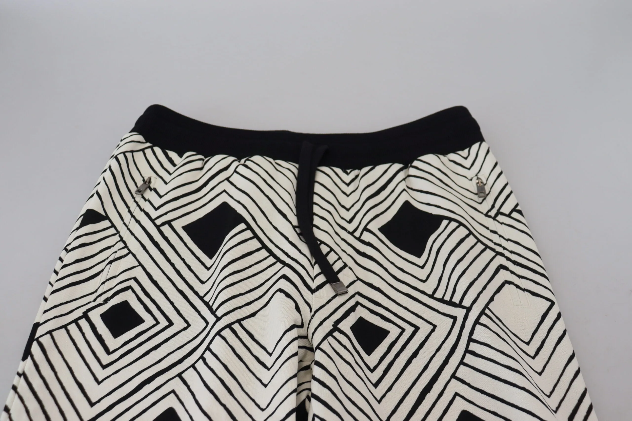 Elegant Monochrome Sport Sweatpants
