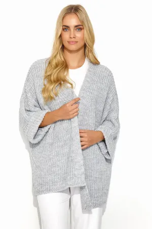 Elegant Wide-Sleeve Cardigan
