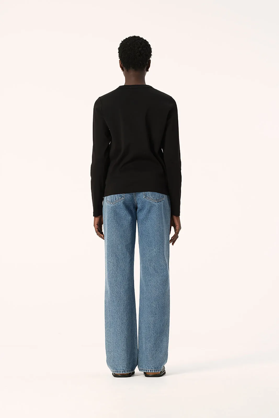 Elka Zoe Long Sleeve Tee - Black