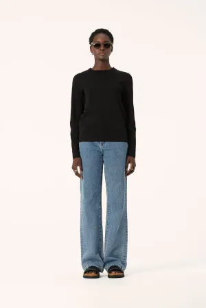 Elka Zoe Long Sleeve Tee - Black