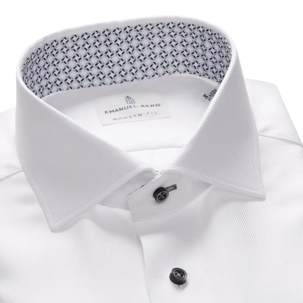 Emanuel Berg White Dress Shirt