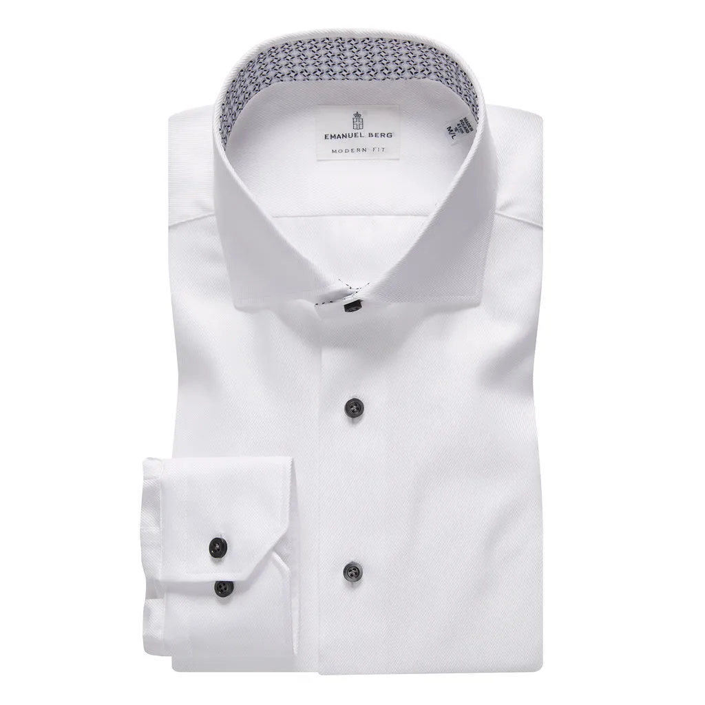 Emanuel Berg White Dress Shirt