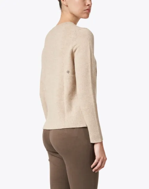 Essential Oatmeal Beige Cashmere Sweater
