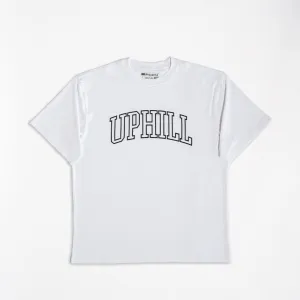 Essential UPHILL Oversized Tee - Bright White