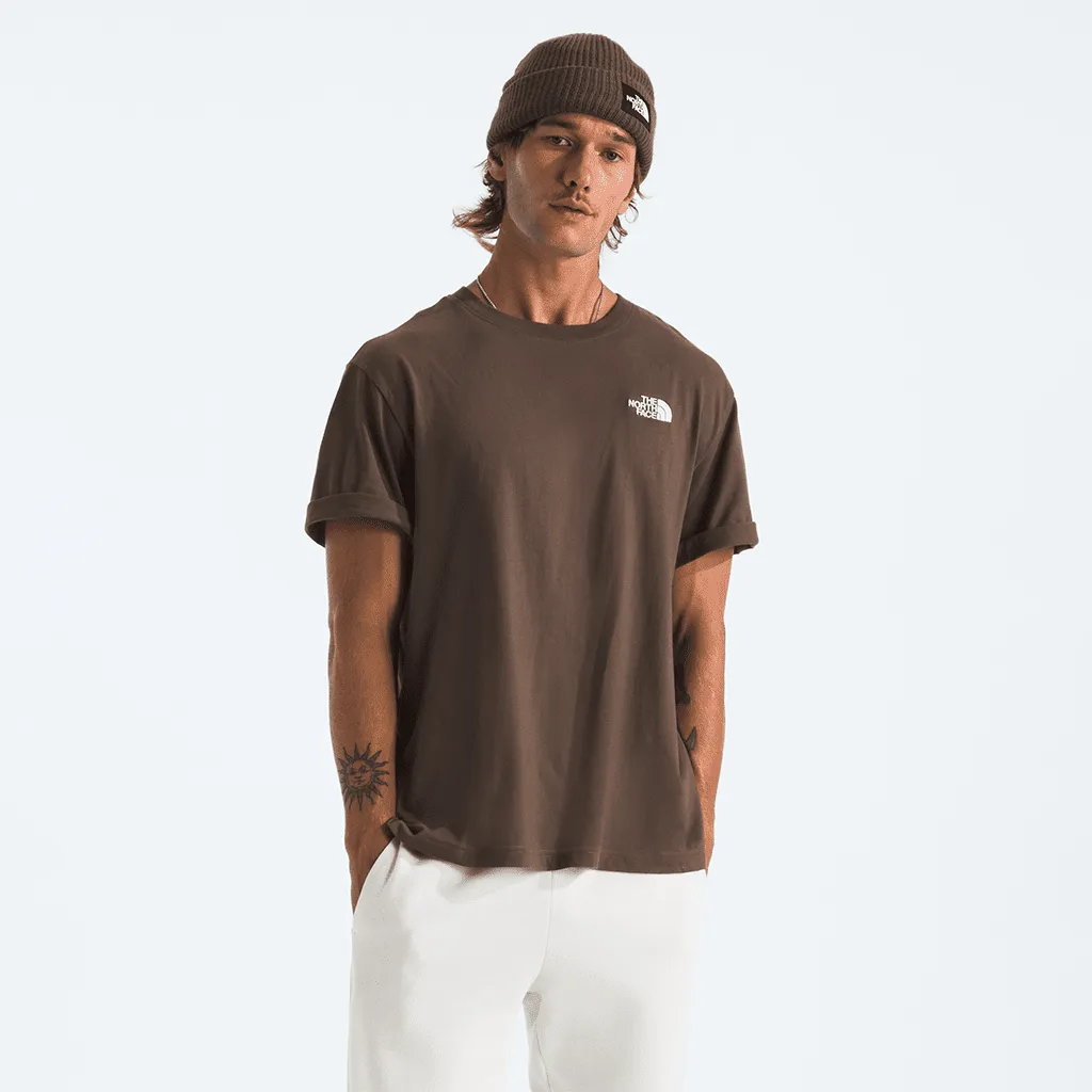 Evolution box fit t-shirt - Smokey brown