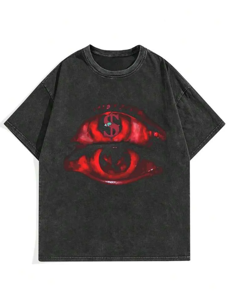 Eye pattern printed tee-D784  | Inspanda